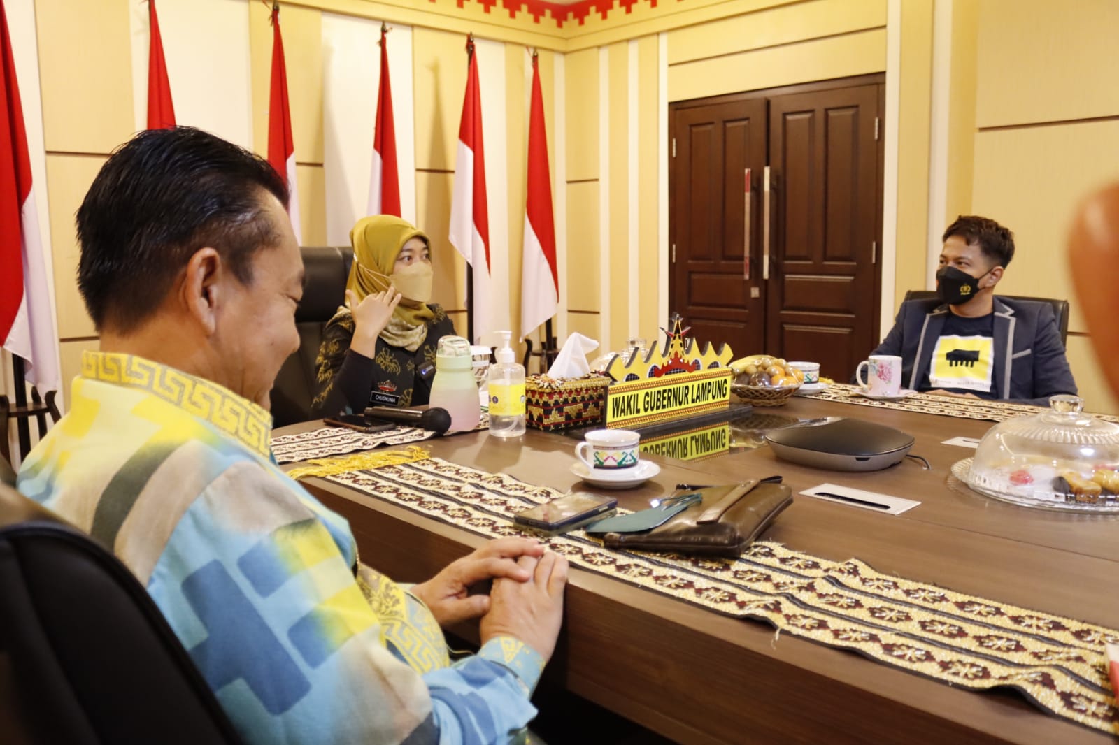 Usai Buat Video Klip Di Tegal Mas, Delon Terpukau Dengan Keindahan Lampung