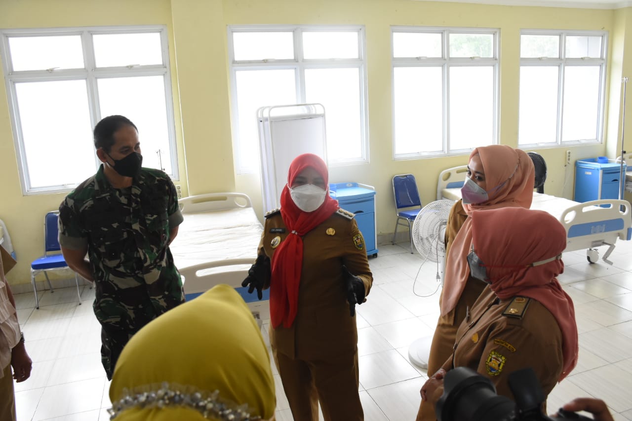 Wali Kota dan Dandim Pantau Kesiapan Rumah Sakit Hadapi Lonjakan Covid-19