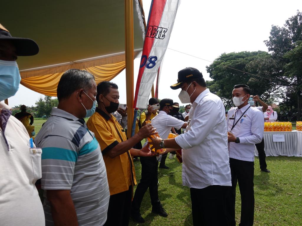 Hindari Kerumunan, Pemkab Lamteng Gelar OP Migor dengan Kupon yang Hanya Dihadiri Perwakilan