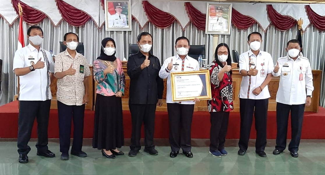 Lambar Terima Penghargaan Kapabilitas APIP Level III
