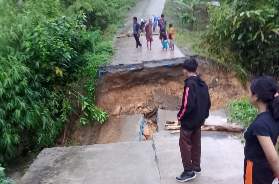 Pemkab Lambar Segera Tangani Jalan Putus di BNS