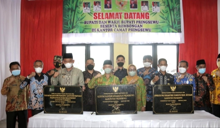 Akhirnya, Kecamatan Pringsewu Miliki Kantor Baru