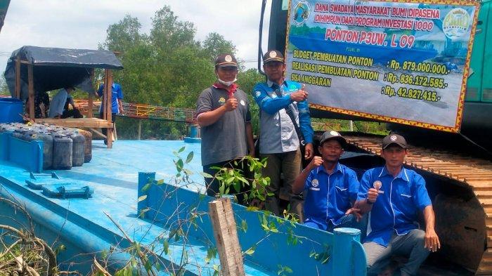 Hasil Swadaya, P3UW Lampung Miliki Ponton Baru Senilai Rp836 Juta