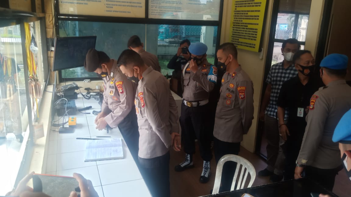 Polda Sidak Polres Lamteng, Tanyakan Kuitansi PNBP Dijawab Tidak Ada, Gerogi?