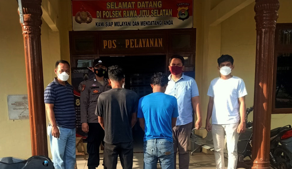 Dua Petambak Curi Pompa Air Rekan Seprofesi