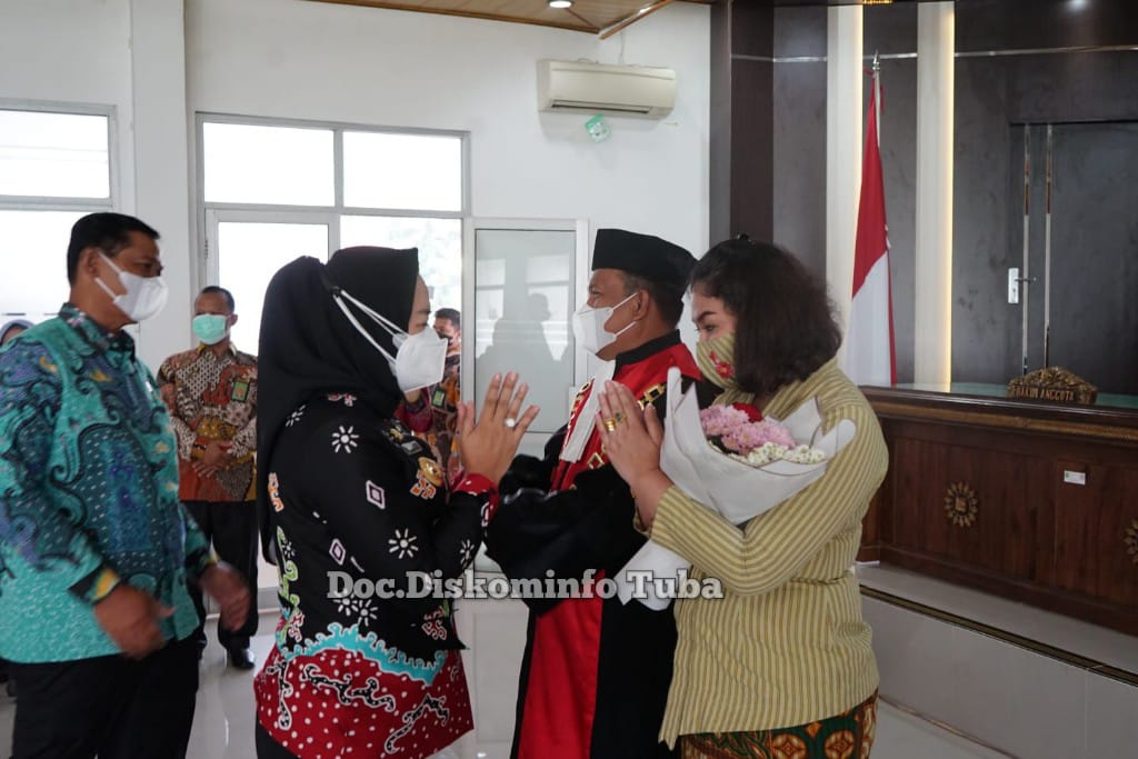 Sambut Ketua PN Menggala, Winarti Ajak Sinergi Program BMW