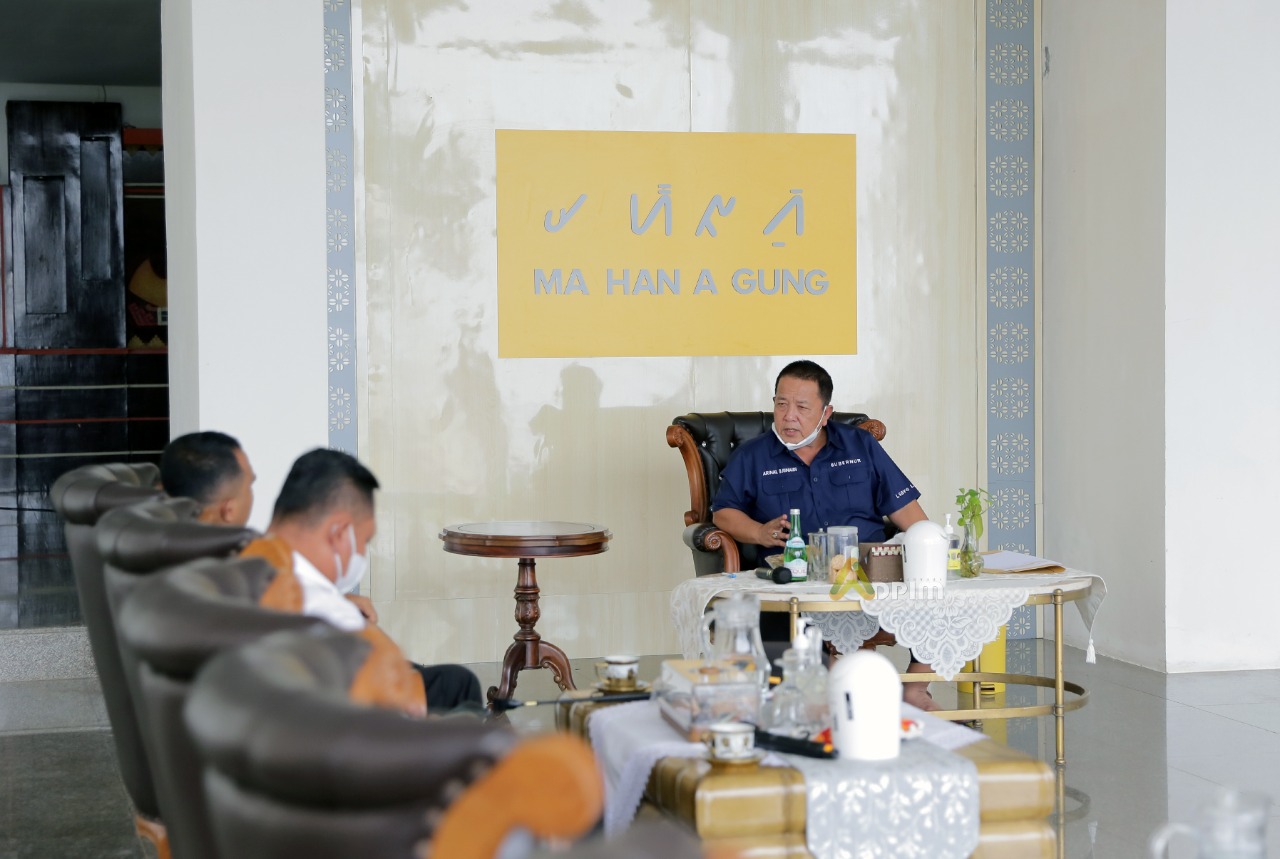 Terima Audiensi Kapolres Pesawaran, Ini Pesan Gubernur Arinal Djunaidi