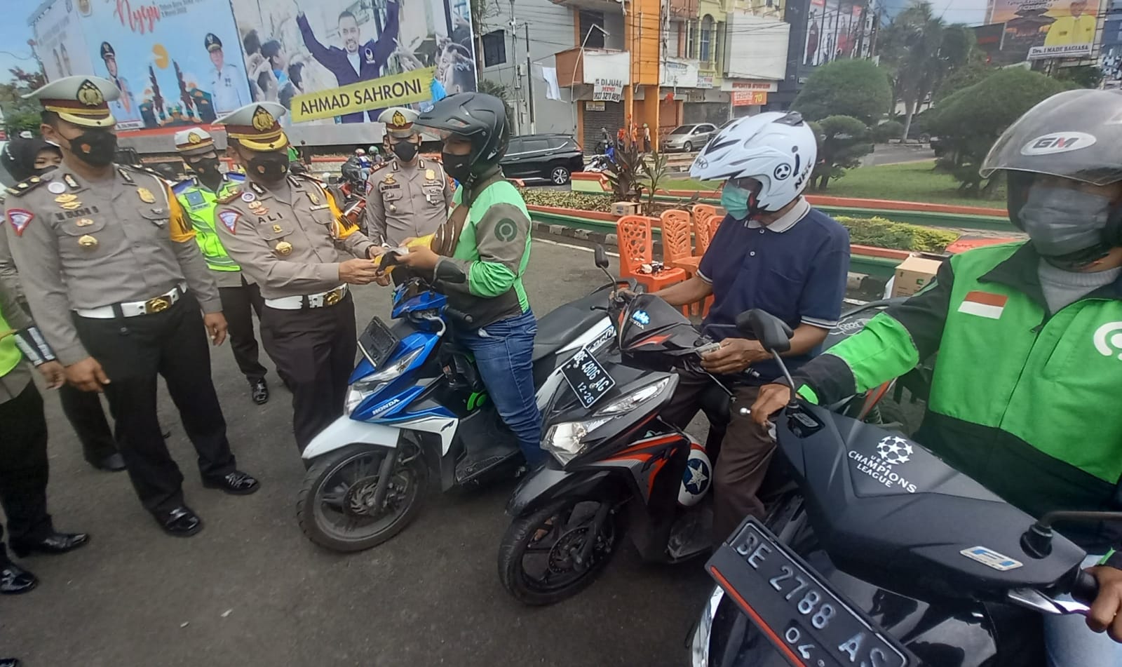 Ops Keselamatan Krakatau, Ditlantas Tegakkan Disiplin Prokes Sebanyak 558 Titik
