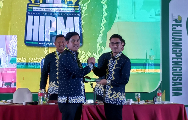 Isfansa Resmi Nakhodai BPC HIPMI Bandarlampung