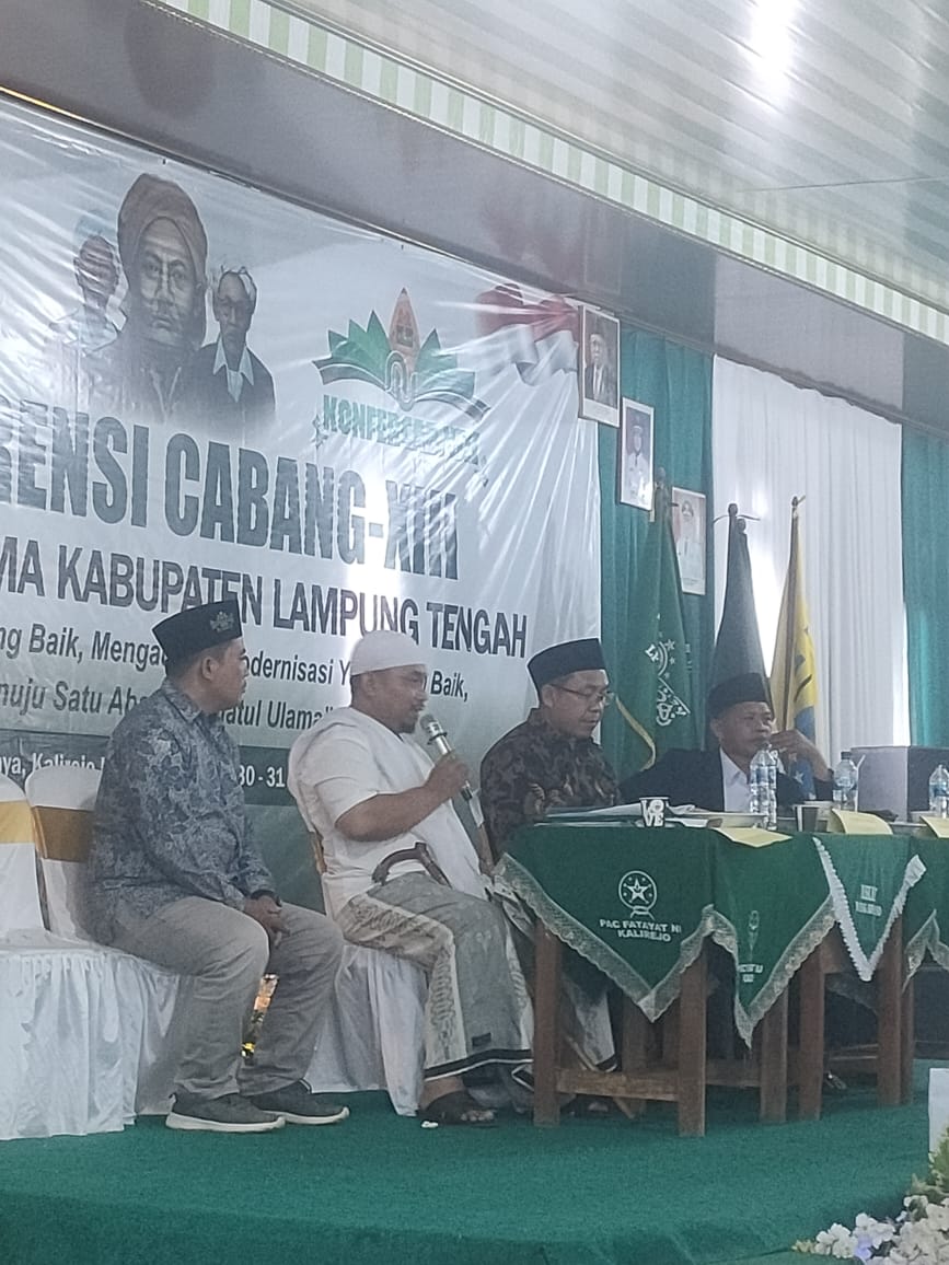 K.H. Nur Daim Tetap Menjadi Rais Syuriah PCNU Lamteng