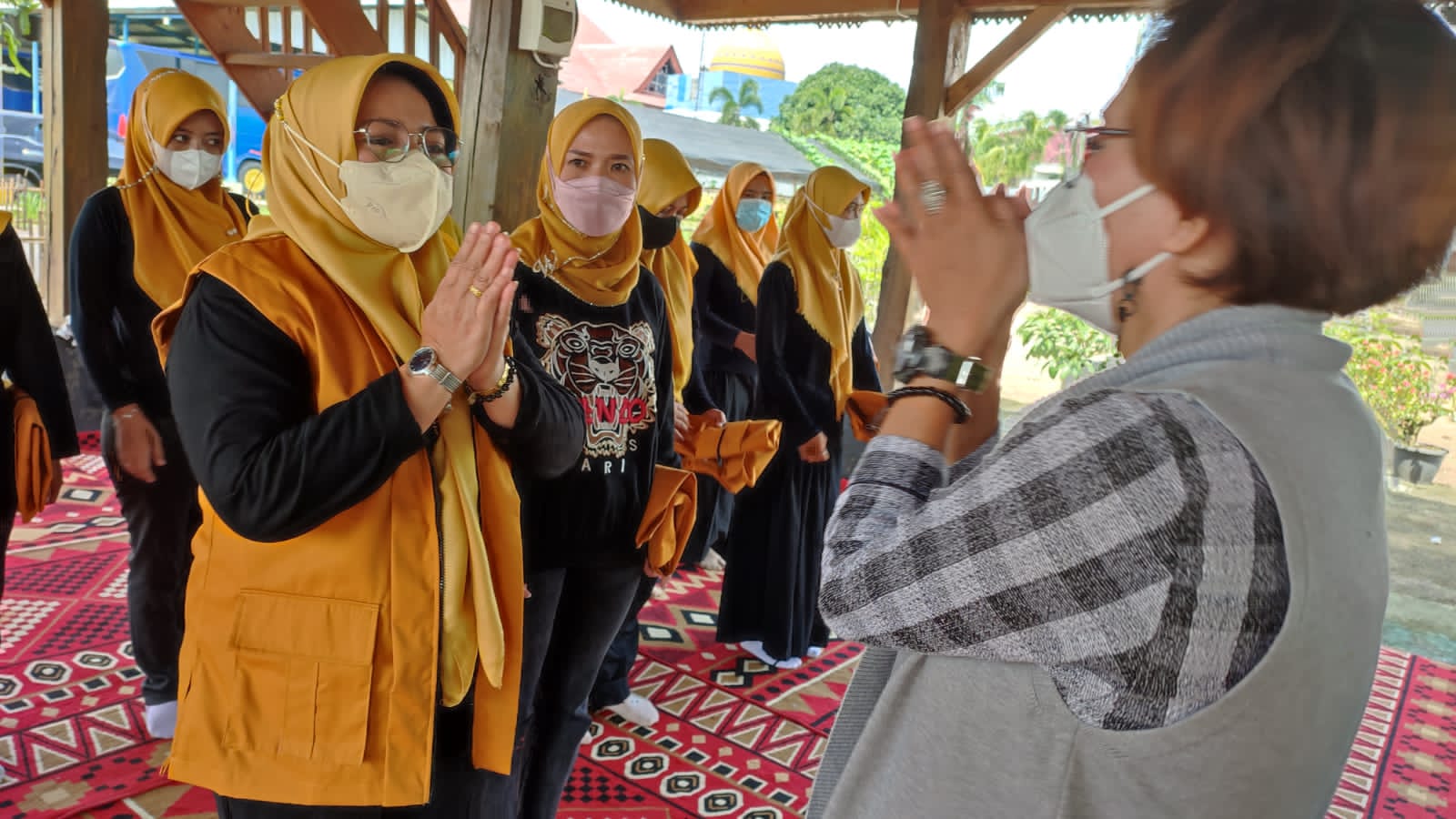 Bunda PAUD Lamteng Dilantik sebagai Ketua Komando