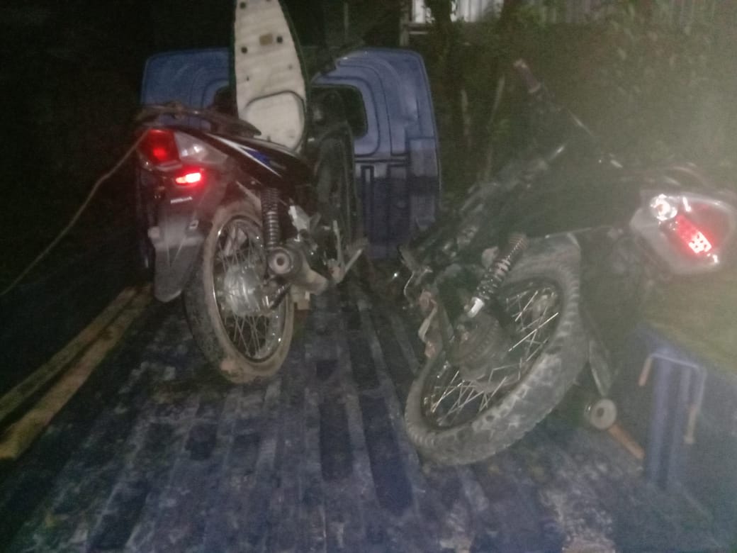 Mobil Pikap Diamankan Bawa Dua Motor Curian