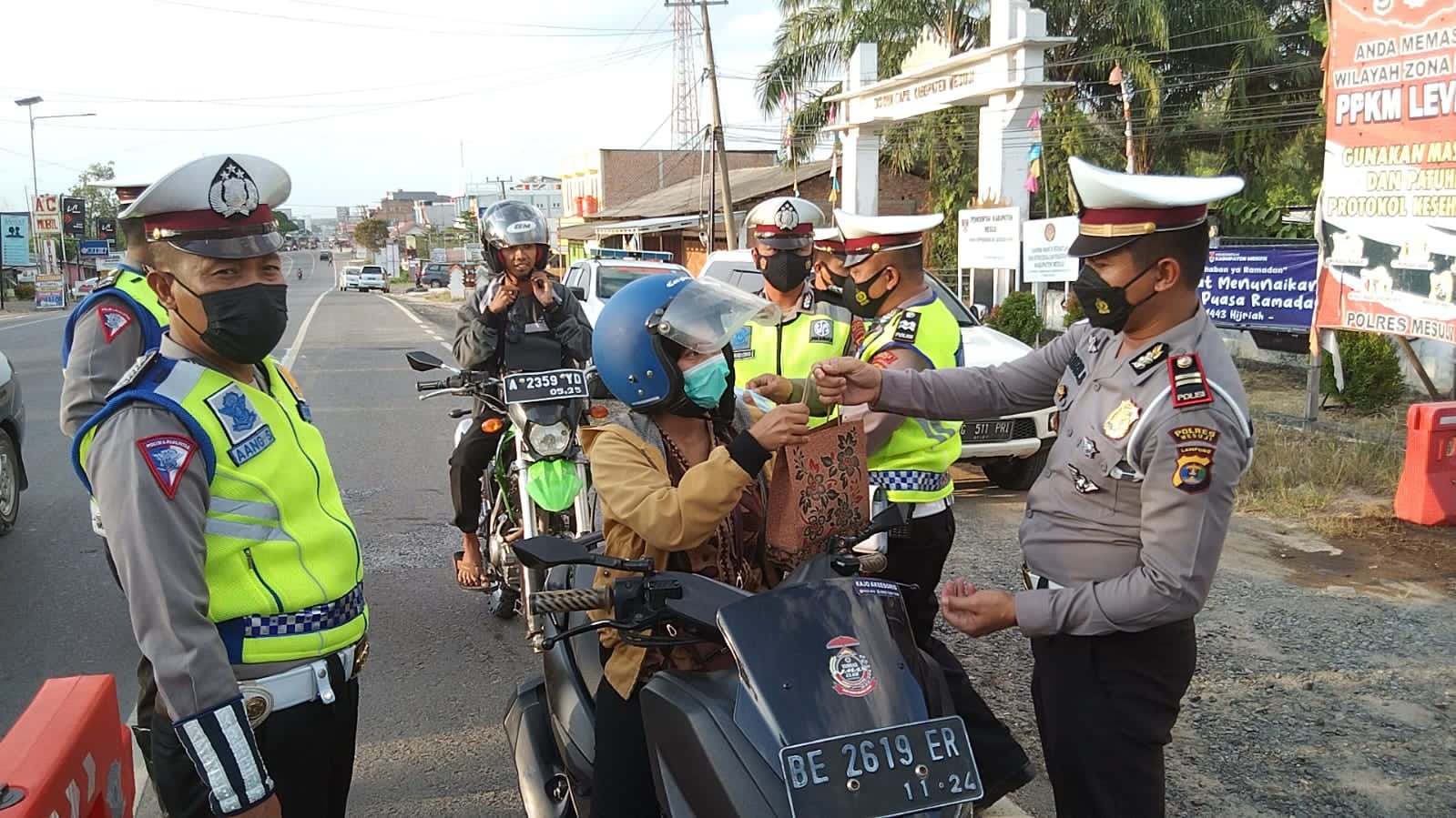 Satlantas Polres Mesuji, Patroli di Pasar