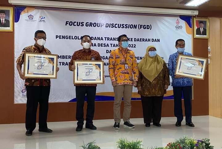 Pemkab Mesuji Terbaik Pertama Kinerja Pengelolaan DAK 2021 Se-Lampung