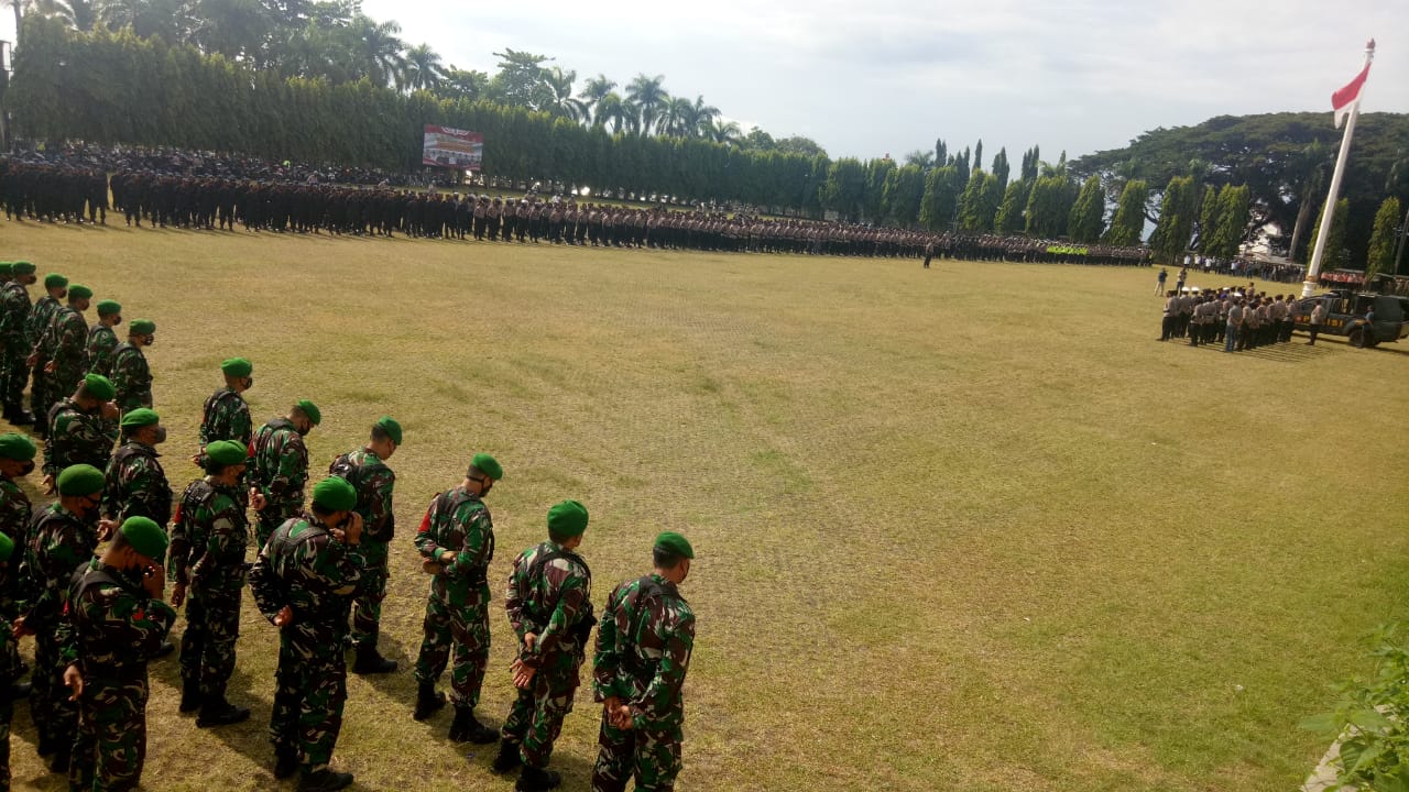 Personel Gabungan Siap Siaga Kawal Aksi Massa Hari Ini, Arus Lalu Lintas Dialihkan