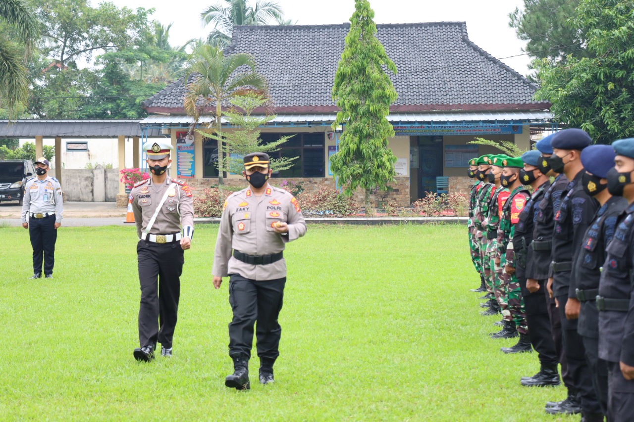 Polres Lamtim Terjunkan 380 Personil Pengamanan Arus Mudik dan Balik